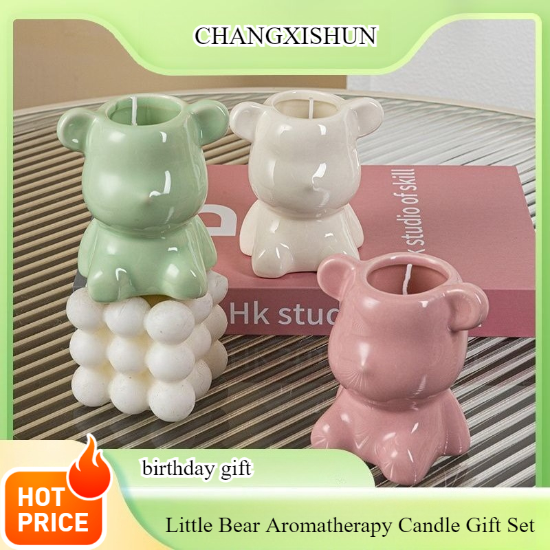 Home Fragrance Best - أفضل صديق هدية الدب شكل شمع