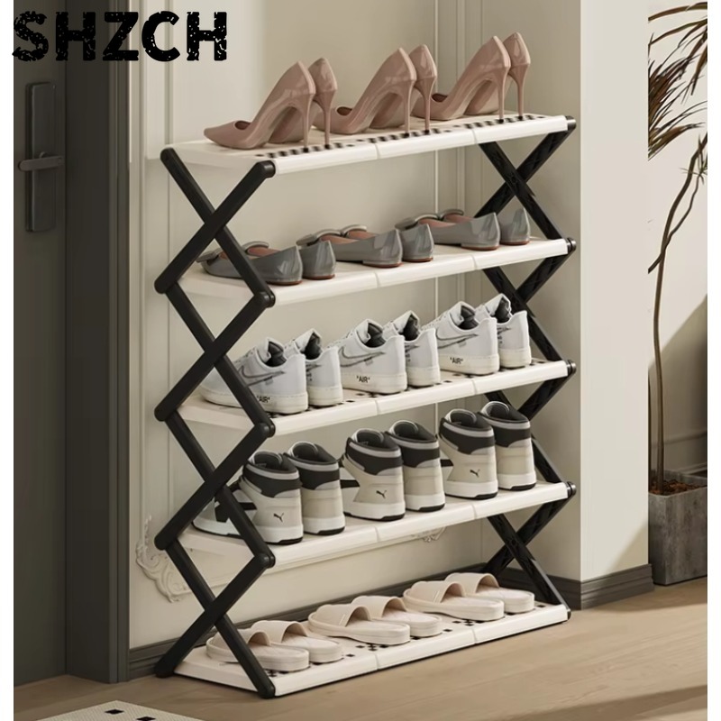 Muji Home Storage - رف أحذية ياباني قابل للطي من