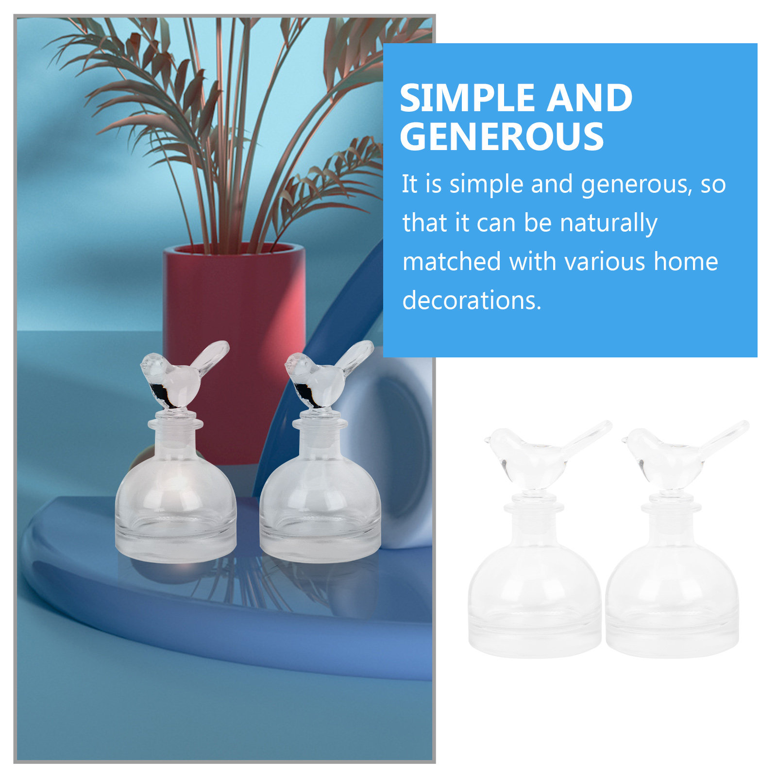 قطعتان من زجاجات العطور الزجاج - مراجعة Fragrance In Home وسعره