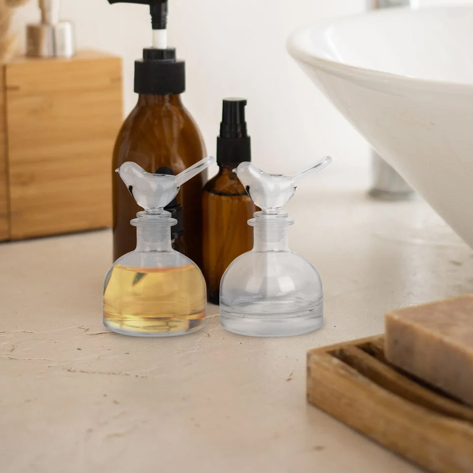 قطعتان من زجاجات العطور الزجاج - مراجعة Fragrance In Home وسعره