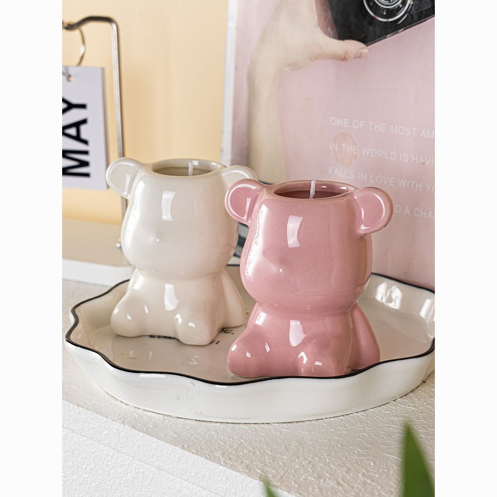أفضل صديق هدية الدب شكل شمع ال - مراجعة Home Fragrance Best وسعره
