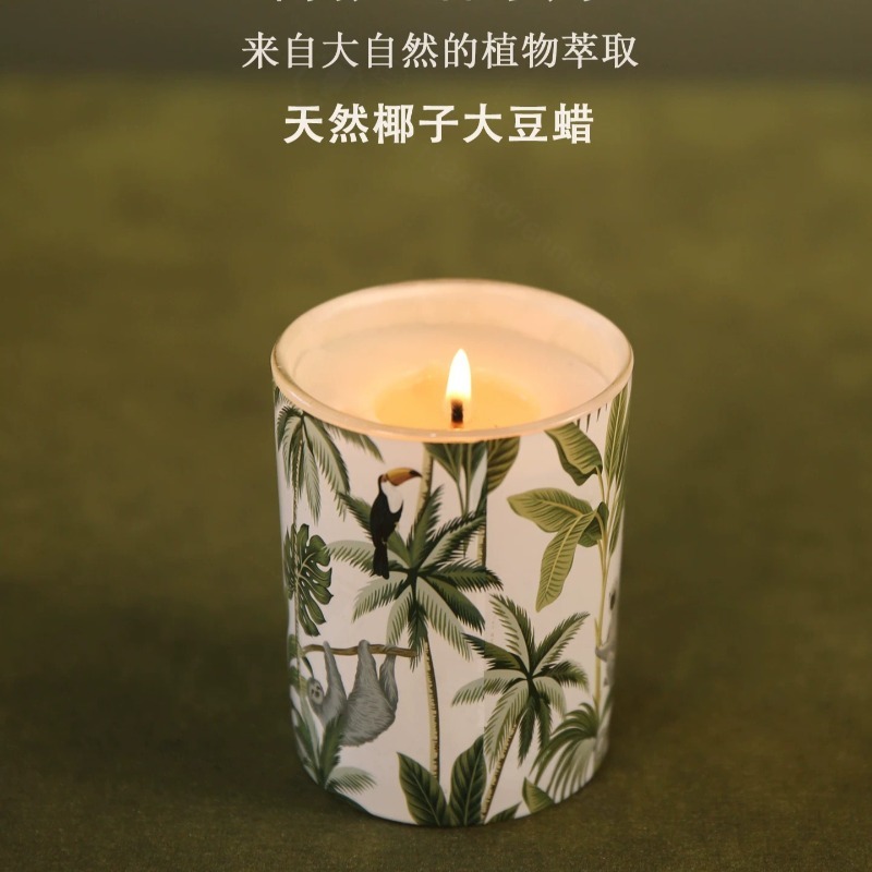 شمعة معطرة في وعاء زجاجي من شم - مراجعة Home Fragrance Luxury وسعره
