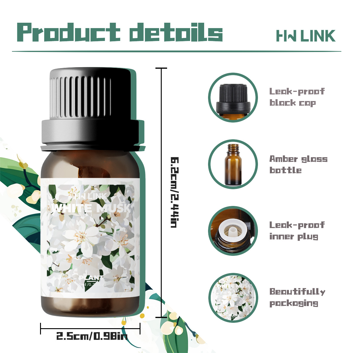 زيوت المسك الأبيض العطرية 10 م - مراجعة Home Fragrance Accessories وسعره